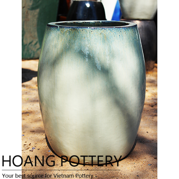 Vietnam Ceramic Round Pot Outdoor