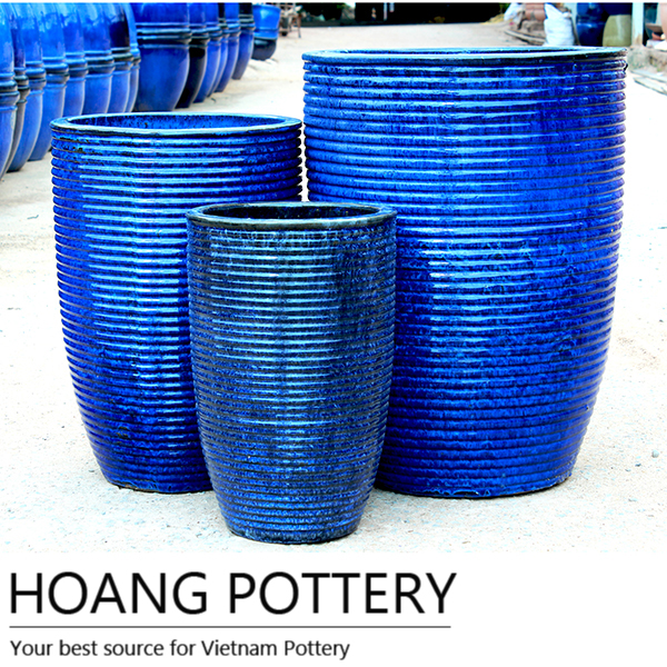 Beautiful Pattern Glazed Ceramic planter
