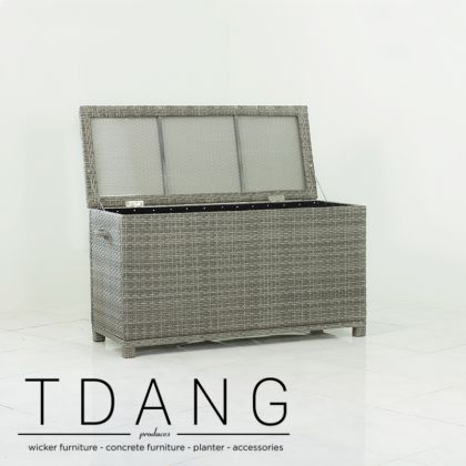 Wicker Blanket Box with Cover (Code TDBK001)