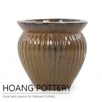 Belly Shape Ceramic Flower Pots (HPAN025)