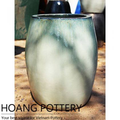 Vietnam Large Ceramic Round Pot Outdoor (HPAN051)