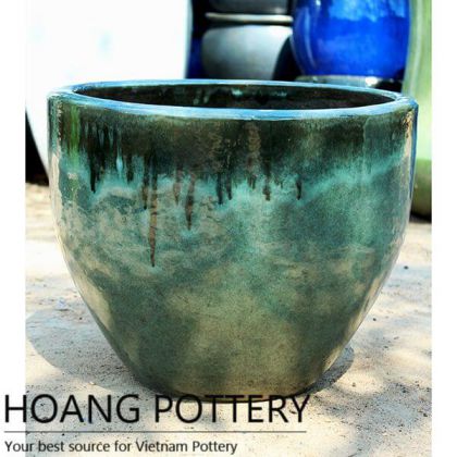 Vietnamese Glazed Pottery Pot (HPAN050)
