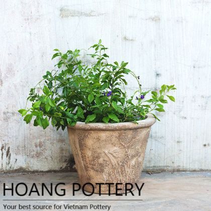 Antique Red Clay Flower Pot (HPTC005)