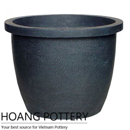 Low Round Rim Terrazzo Flower Pot (TAT027)