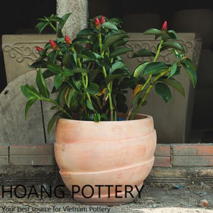 Modern Style Wax Terracotta Garden Pots (HPTC101)