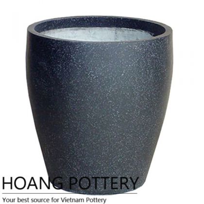 Round Tapered Cement Decor Pot (TAT022)
