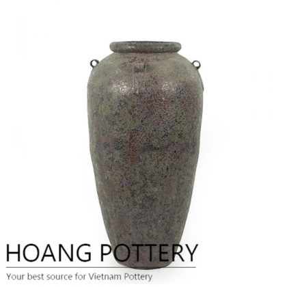 Rustic Colours Glazed Ceramic Pot (HPTR023)