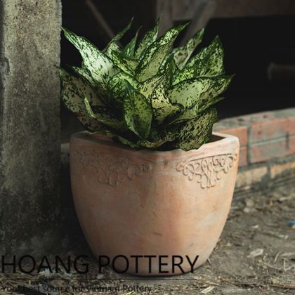 Square Antique Clay Flower Pots (HPTC072)