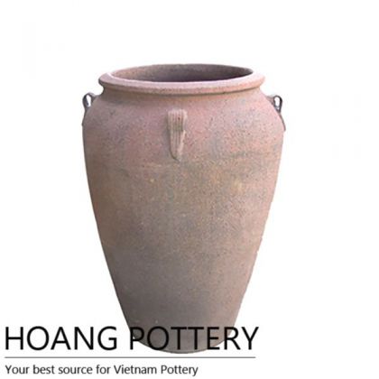 Antique Style Ceramic Oldstone Jar Decor (HPSB089)