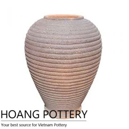 Beautiful Design Ceramic Oldstone Flower Pot Outdoor Decor (HPSB083)