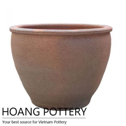 Round Oldstone Flower Rim Pot Garden Decor (HPSB023)