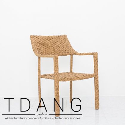 Latte Wicker Dining Chair (TD2025)