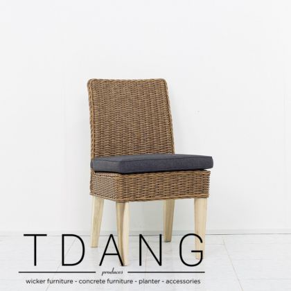 Cannes Wicker Dining Side Chair (TD2042)