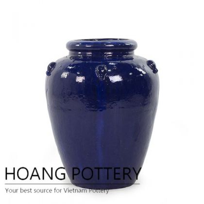 Beautiful pacific blue ceramic vase