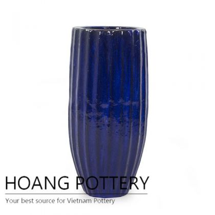Blue Outdoor ceramic pottery garden