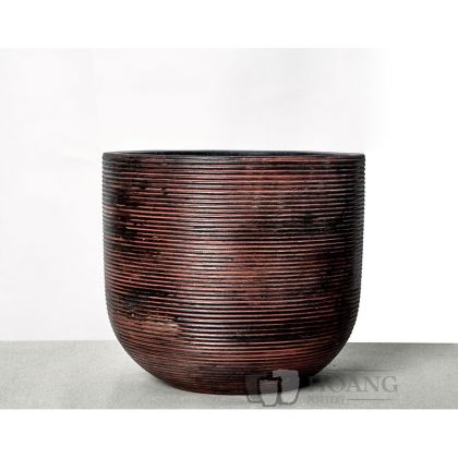 Brown Round Pot