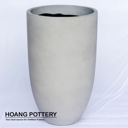 Round-bottom Cylinder Cement pot