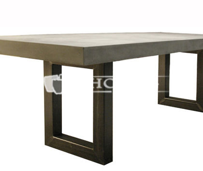 New design cement table