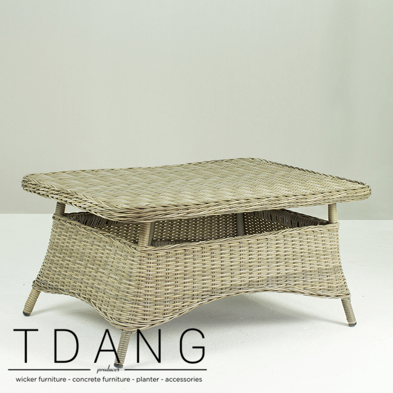 Wicker furniture, concrete furniture, knock down table, KD table, Patio furniture, conservatory furniture, garden furniture, wicker dining, loveseat sofa, modern furniture