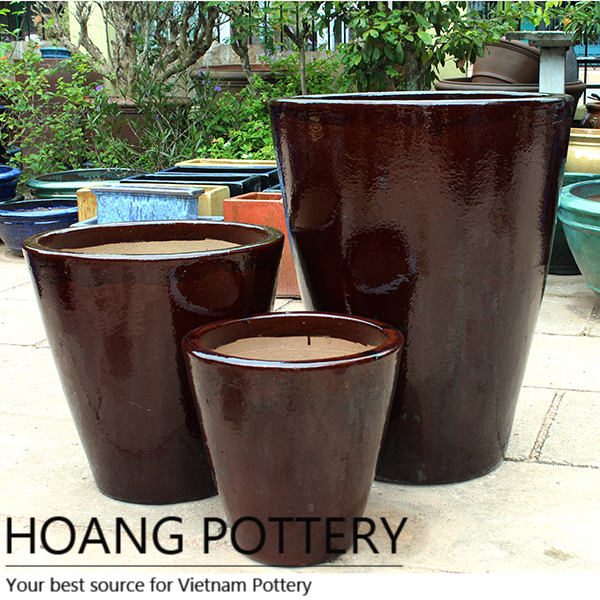 Brown Modern Ceramic planters