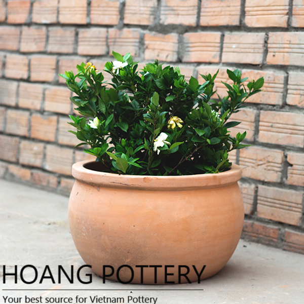 Round Red Terracotta Flower Pot (HPTC032)