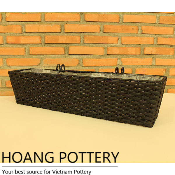Modern Design Wicker Flower Box (HPW010)