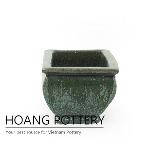 Green Ceramic Trough Planter Pot Green Ceramic Trough Planter Pot