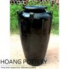 Luxury and modernity with black glazed ceramic pots  - the highlight for green spaces