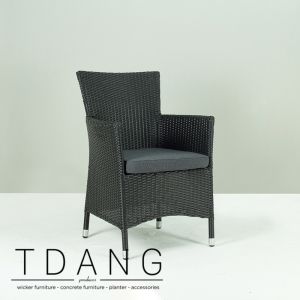 Pasadena Wicker Chair (Black) (Code 2008 )