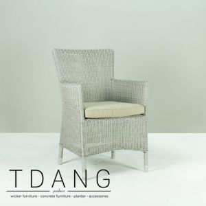 Pasadena Wicker Chair (Grey) (Code 2008 )