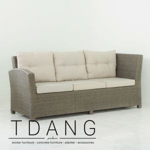 Salinas Wicker Right Hand Sofa 3 seats (Code 3016)