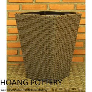 Modern Style Wicker Planter (HPW061)