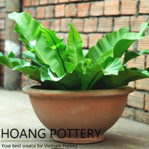 Round Red Clay Flower Pot (HPTC037)
