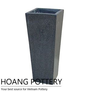 Tall Square Terrazzo Flower Pot (TAT041)