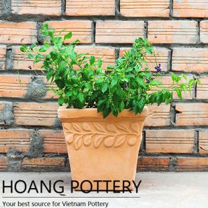 Leaves Pattern Terracotta Pots (HPTC137)