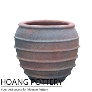 Antique Shape Ceramic Oldstone Pot Outdoor Decor (HPSB073)