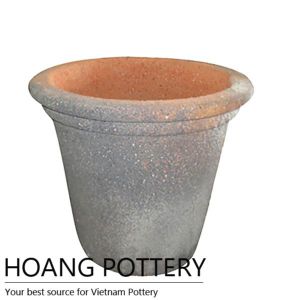 Beautiful Design Oldstone Round Flower Pot (HPSB034)
