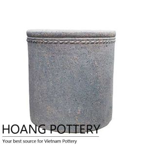 Quality Sandblasted Flower Planter Garden Decor (HPSB045)