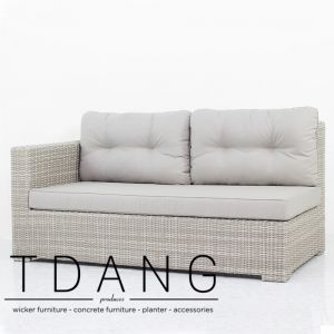 Sedona Wicker Right Hand Sofa 2 Seats (TD3023)