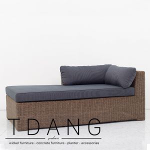 Paula Wicker Right Hand Sofa 2 Seats (TD3028)