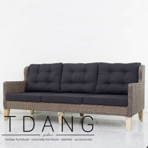 Venice Wicker Sofa 3 Seats (TD3039)