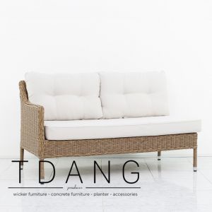 Harrison Wicker Right Hand Sofa 2 Seats (TD3040)