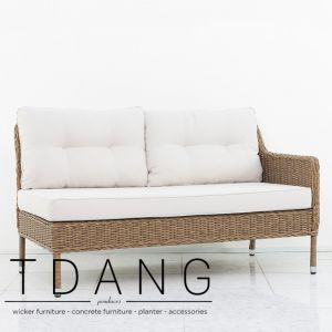 Harrison Wicker Left Hand Sofa 2 Seats (TD3041)