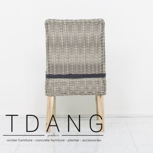 Del Cristo Wicker Dining Side Chair (TD2057)