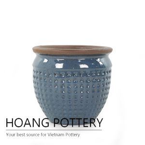 Set 3 button ceramic planter design