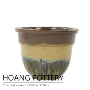 Cheap mix color ceramic planter