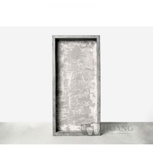 Rectangular natural cement trough