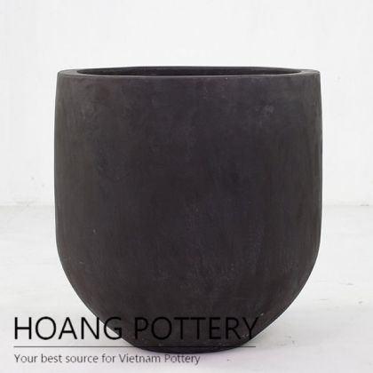 Light Cement Round Pots (TD9102)