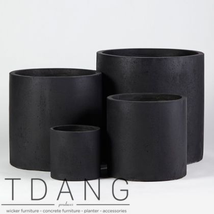 Light Cement Cylinder Pots (TD9104)