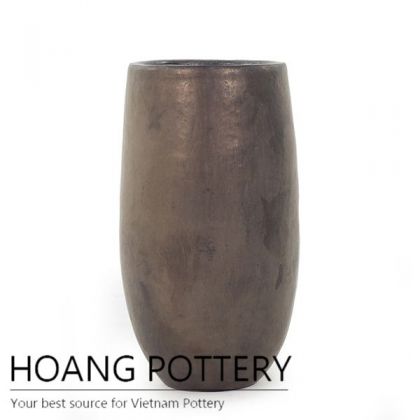 Glazed Ceramic Tall Pot Outdoor (HPAN055)